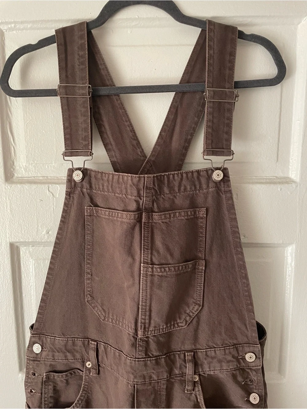 We The Free Good Luck Barrel Overalls Chocolate Mousse